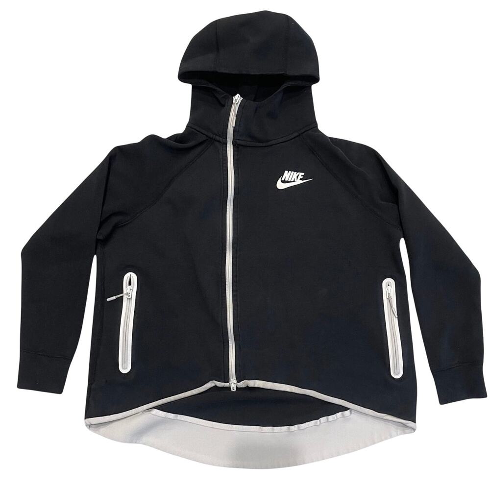 Nike Sportswear Tech Fleece Cape Jacket, Asymmetrical Zip, Women's Medium